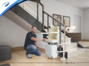 Average Cost of Stairlift Installation in the UAE 2 Curved Stairlifts